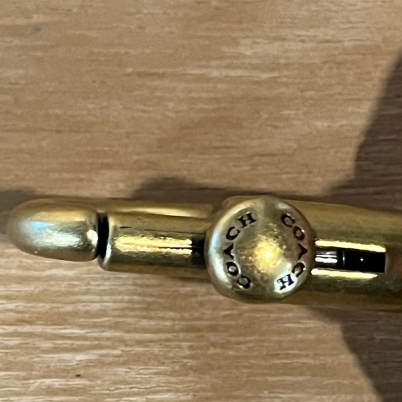 Rare Brass Metal Coach Rogue Bag Charm - Picture 4 of 4